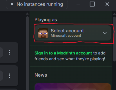 マインクラフトを購入したアカウントでログイン 導入方法1