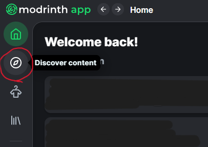 Discover contentをクリック 導入方法2
