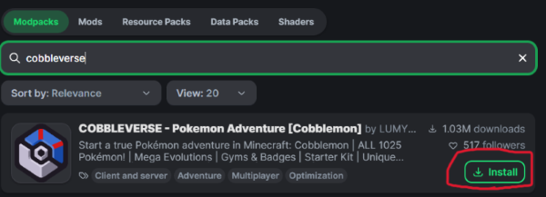 スーパーボールのアイコンのものをインストール 導入方法3