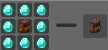 ダイヤモンドのリュック